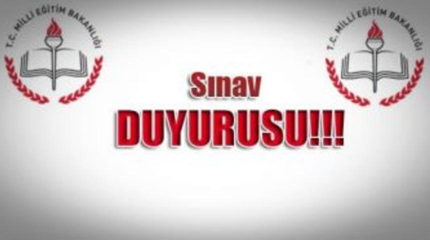 Milli Eğitim'den sınav duyuruları