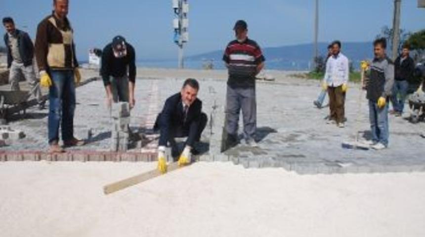 Emin Dalkıran Kordonu Güzelleşiyor