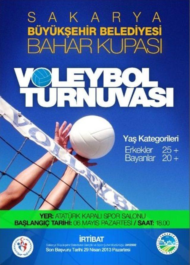 Sakarya Büyükşehir Belediyesi Bahar Kupası Voleybol Turnuvası Düzenliyor