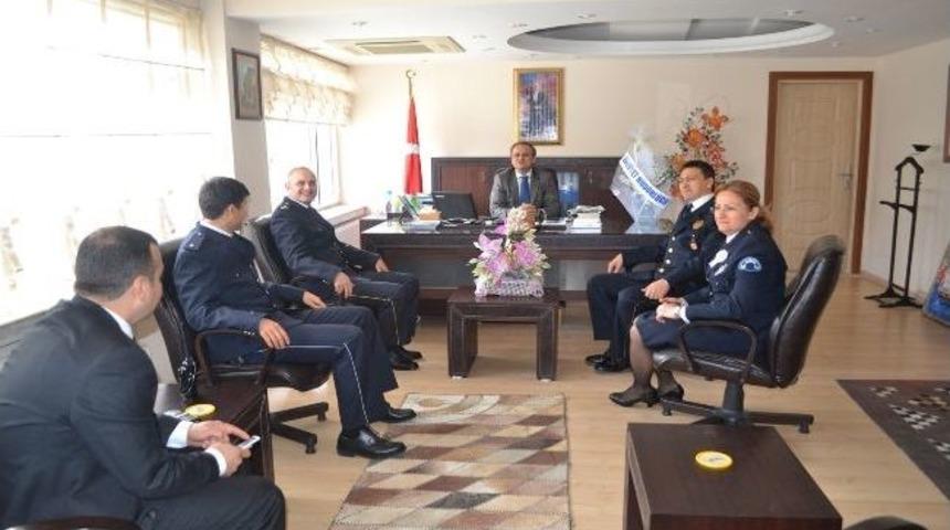 Kula Emniyetinden, Kaymakam Cıbır&rsquo;a Ziyaret