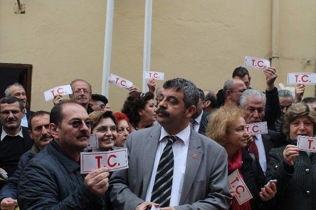 Chp'den Trabzon'da 't.c' Protestosu