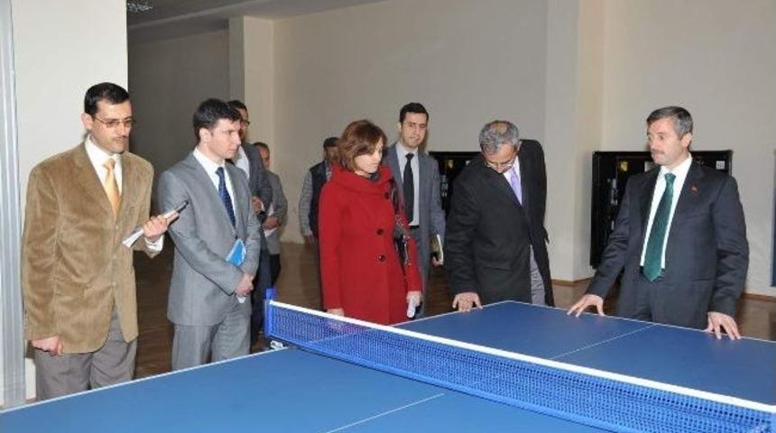 Tahmazoğlu Şahinbey K&ouml;y Pazarı, Spor Ve Eğitim Merkezi&rsquo;nde İncelemelerde Bulundu