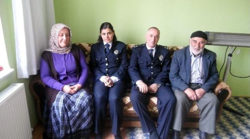 Polis Haftası Kapsamında, Şehit Polis Aileleri Ziyaret Edildi