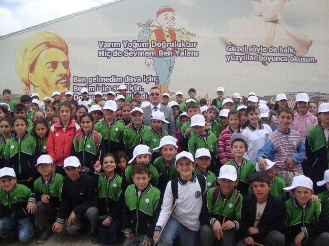 Pazaryolu 75. Yıl Yatılı B&ouml;lge Ortaokulu &Ouml;ğrencilerinden &Ouml;rnek &Ccedil;alışma...