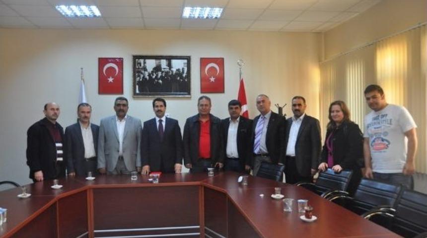 Başkan Yaman'a G&ouml;n&uuml;ll&uuml; Stk'lardan Ziyaret