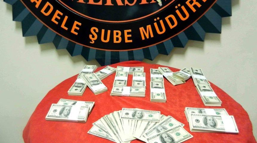 Mersin'de 2 Bin 400 Adet Sahte 100 Dolarlık Banknot Ele Ge&ccedil;irildi