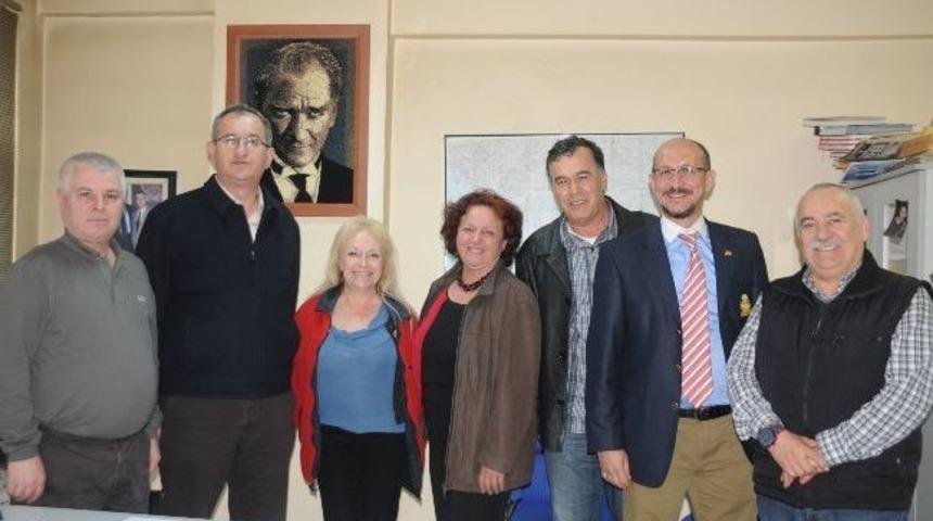 Tgf Genel Başkanı Sertel Tgd&rsquo;yi Ziyaret Etti