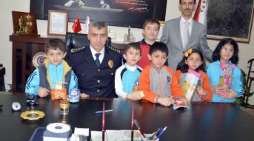 Sultan Alparslan Koleji &Ouml;ğrencilerinin, Emniyet Ziyareti