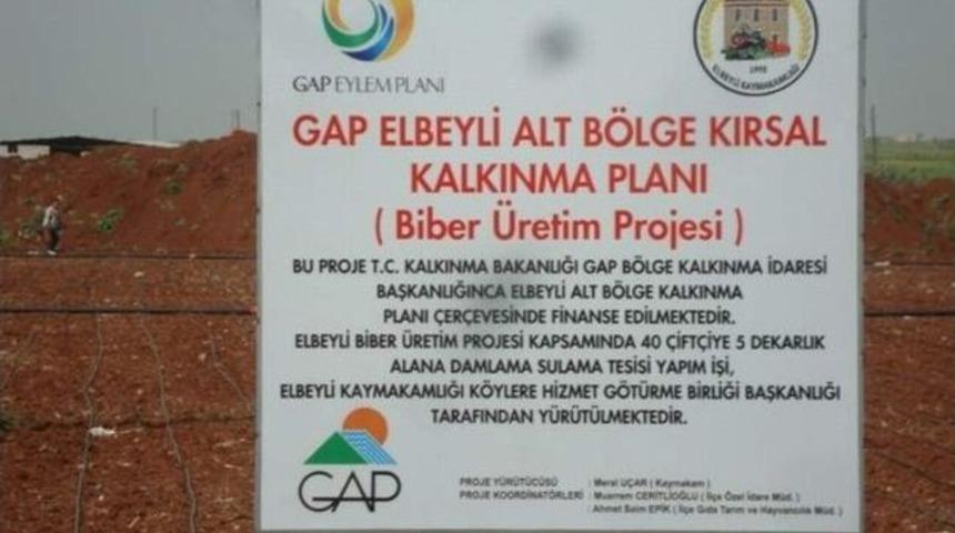 Elbeyli'de Biber &Uuml;retimini Attırma Projesi