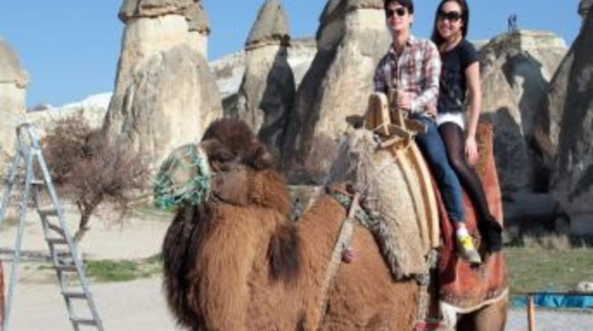 Kapadokya B&ouml;lgesini 3 Ayda 350 Bin Yerli Ve Yabancı Turist Ziyaret Etti