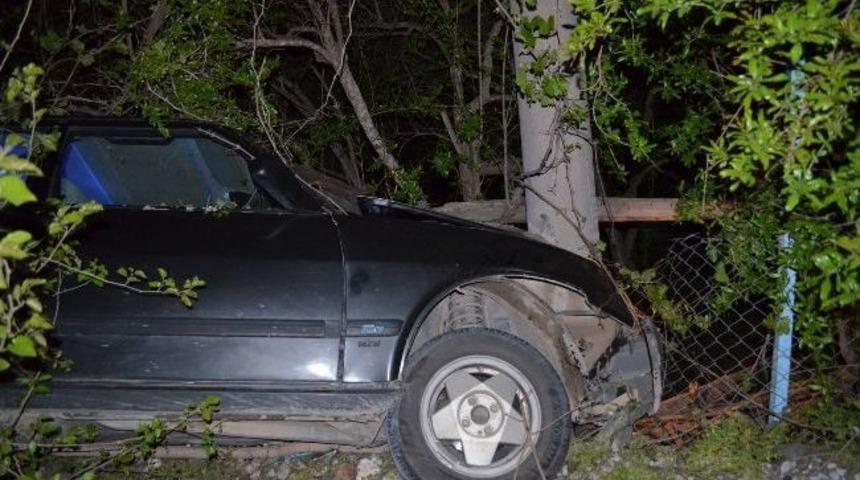 Alkoll&uuml; S&uuml;r&uuml;c&uuml; Ortaca&rsquo;yı Elektriksiz Bıraktı