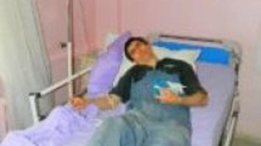 Osmancık'ta akrebin soktuğu iş&ccedil;i hastanelik oldu