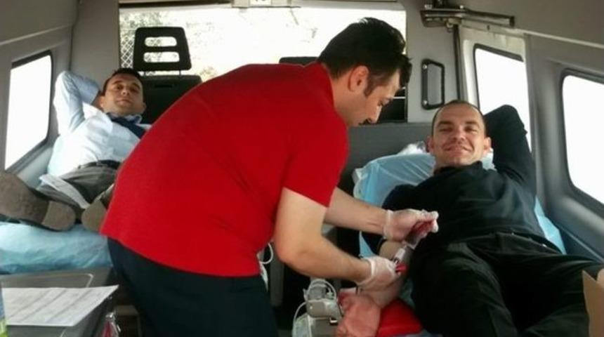 K&ouml;y Okulundan Kan Bağışına Destek