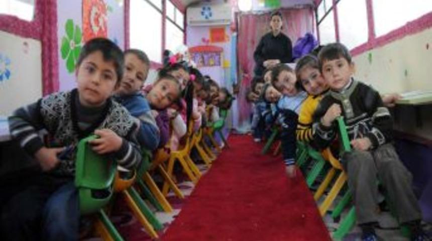 Otob&uuml;s Anaokuluna Yoğun Ilgi