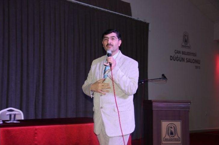 Araştırmacı Yazar Cemil Tokpınar Çan’da Konferans Verdi G3