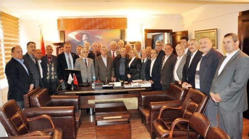 Muhtarlardan Posbıyık&rsquo;a Destek Ziyareti