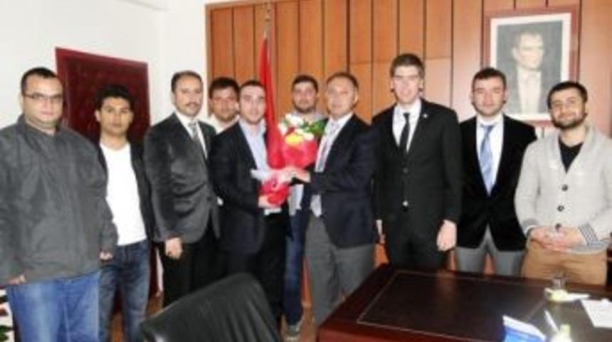 Ak Parti Salihli Gen&ccedil;lik Kolları Emniyeti Ziyaret Etti