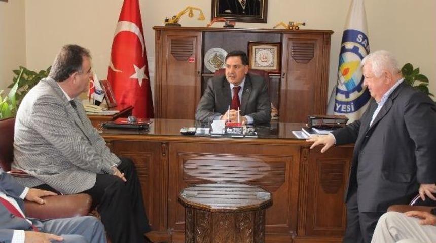 Zenbilci&rsquo;ye Balkan T&uuml;rklerinden Ve M&uuml;teahhitler Birliğinden Ziyaret