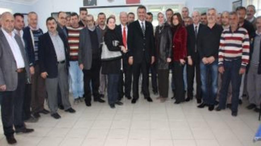 Ak Parti İl Y&ouml;netiminden Kamyoncu Esnafına Ziyaret