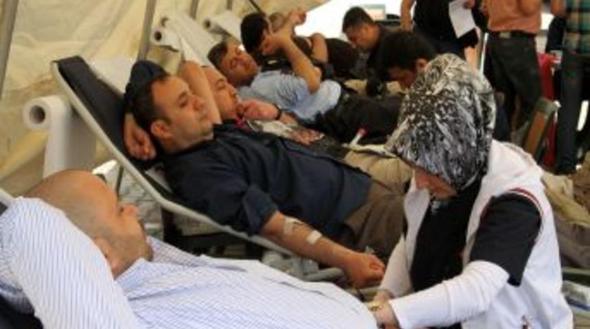 Mardin Emniyet M&uuml;d&uuml;rl&uuml;ğ&uuml; Personeli Kan Bağışında Bulundu