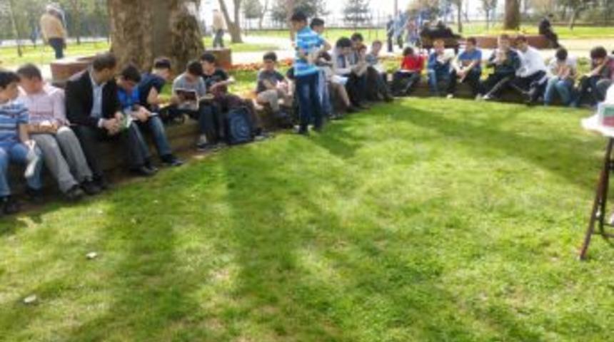 Paşabah&ccedil;e&rsquo;de Okuma Eylemi