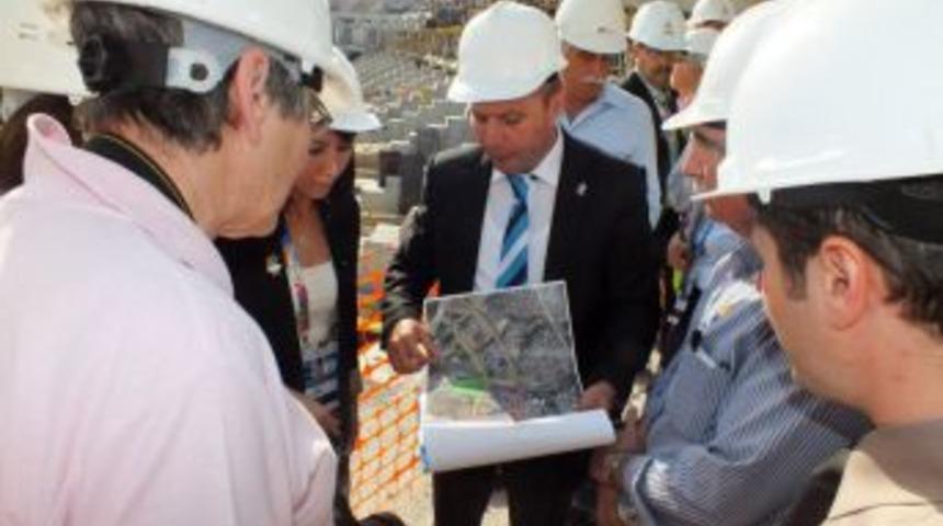 Akdeniz Oyunları Heyeti Mersin'de Incelemelerde Bulundu