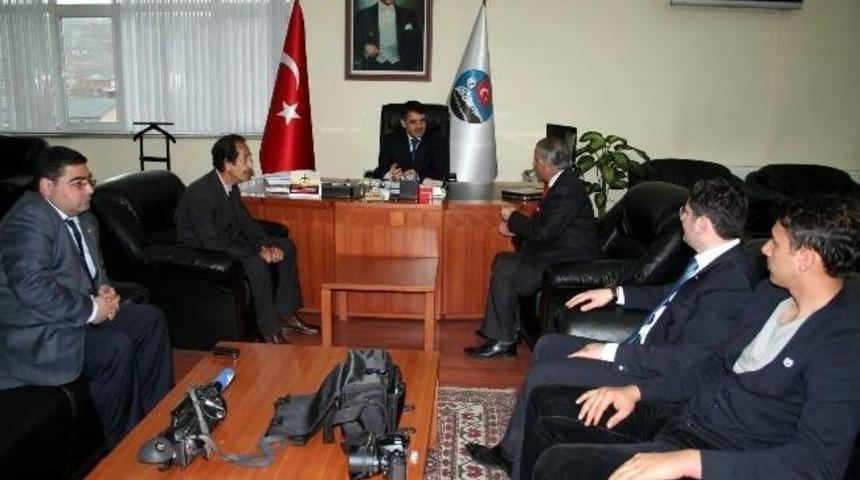 Kkdgc Y&ouml;netim Kurlundan Belediye Başkanı Nevzat Bozkuş'a Ziyaret