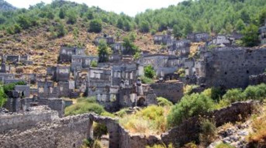 Fethiye'deki Kayak&ouml;y Turizme Kazandırılacak