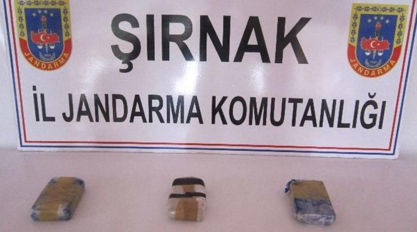 Şırnak&rsquo;ta 1 Kilo 490 Gram Eroin Ele Ge&ccedil;irildi