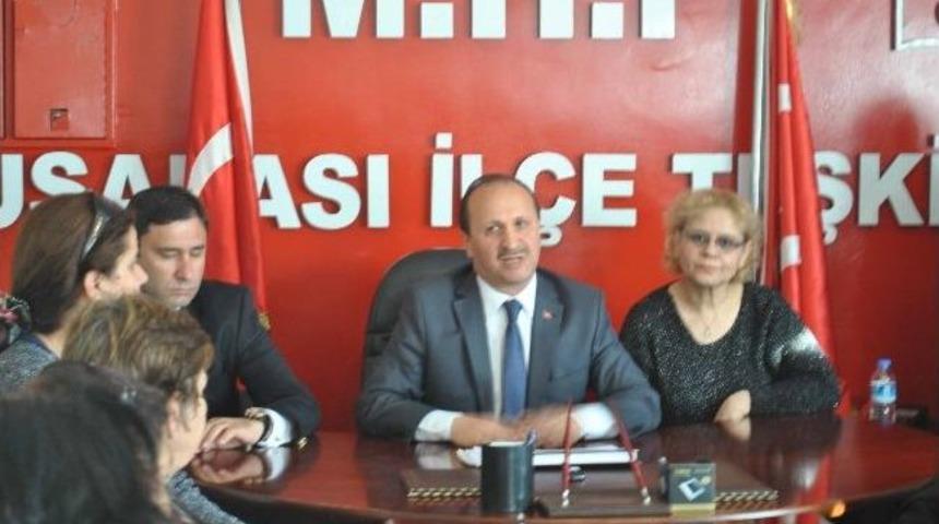 Kuşadası Mhp&rsquo;den T.c. İbarenin Kaldırılmasına Tepki