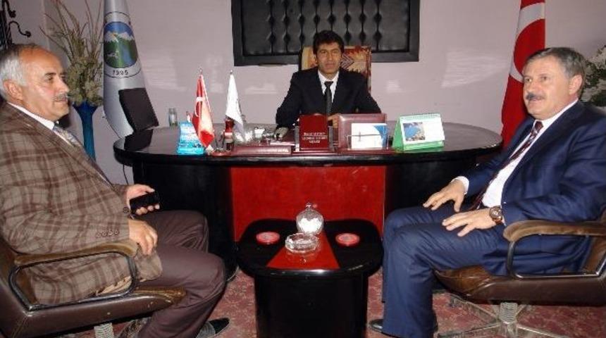 Ak Partili &Ouml;zbek&rsquo;ten Bdp&rsquo;li Başkana Ziyaret