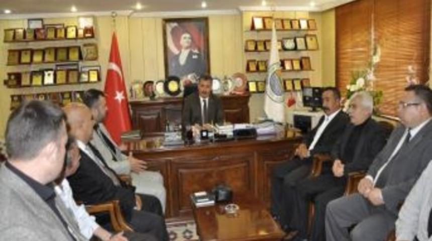 &Uuml;lk&uuml;c&uuml; İş&ccedil;ilerden Başkan Tuna&rsquo;ya Ziyaret