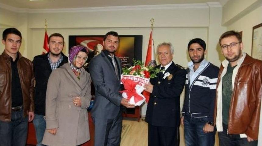 &Uuml;niaktif Liderler Kul&uuml;b&uuml;nden Emniyet M&uuml;d&uuml;r&uuml; Aydoğan'a Ziyaret