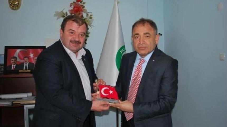 İller Bankası Eskişehir B&ouml;lge M&uuml;d&uuml;r&uuml; Başaran&rsquo;dan Pazarlar&rsquo;a Ziyaret