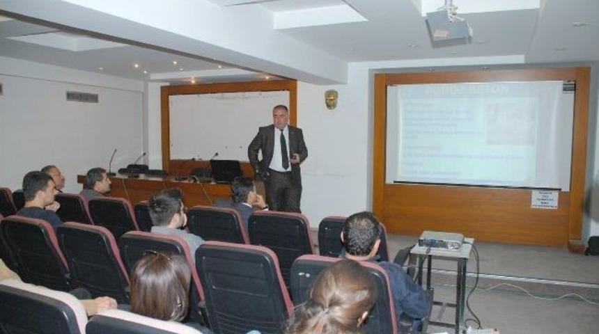 İmo&rsquo;dan &Ccedil;evreci Beton Semineri
