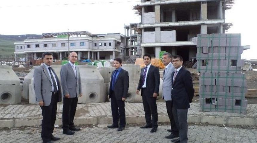 Genel Sekreter G&uuml;neş&rsquo;ten Hastane İnşaatında İnceleme