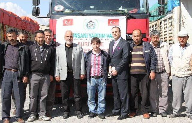 Nevşehir’den Suriye’ye 750 Ton Patates