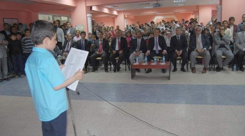 Samsat&rsquo;ta Minik &Ouml;ğrenciler Okuma Bayramı İle Coştular