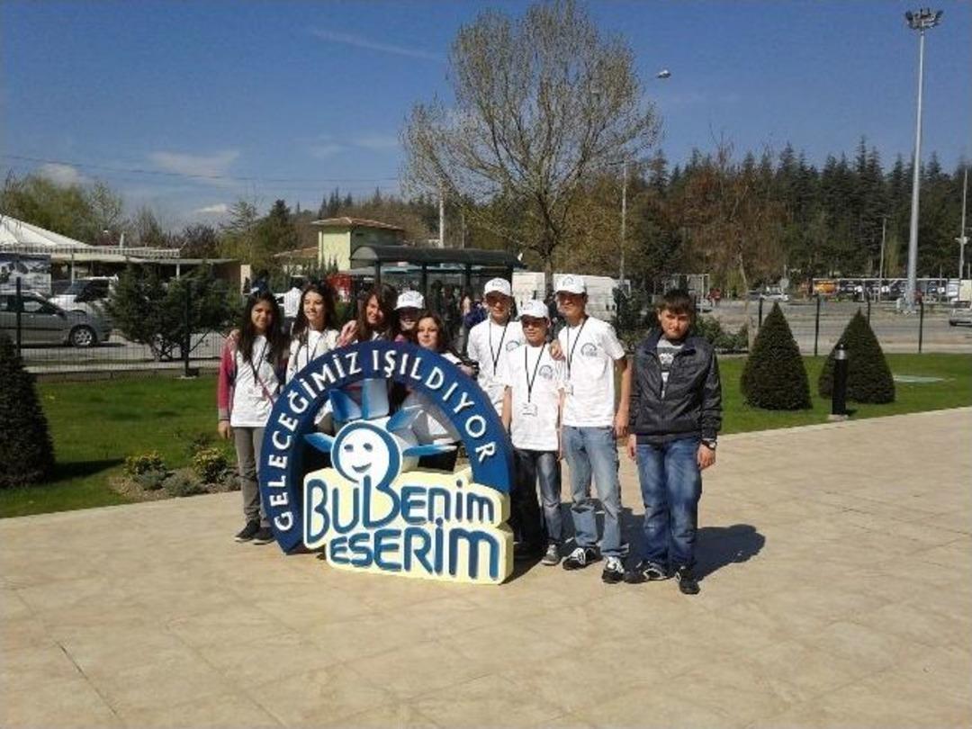 Hisarcık Cumhuriyet Ortaokulu'nun Proje Başarısı