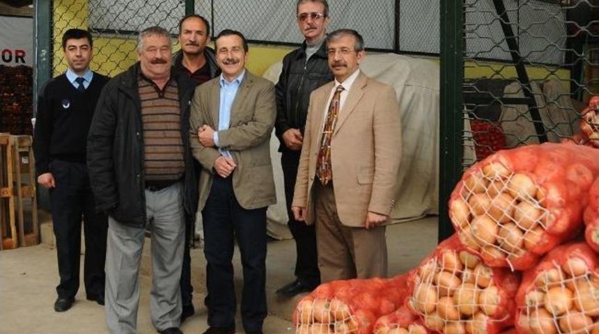 Başkan Ata&ccedil;&rsquo;tan Hal Esnafına Ziyaret