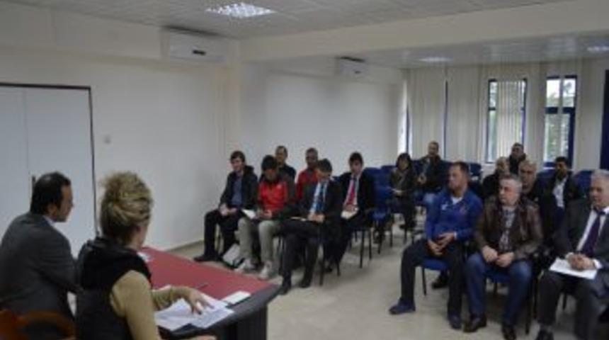 Gen&ccedil;lik Ve Spor İl M&uuml;d&uuml;rl&uuml;ğ&uuml;, Federasyonların Temsilcilerini Dinledi