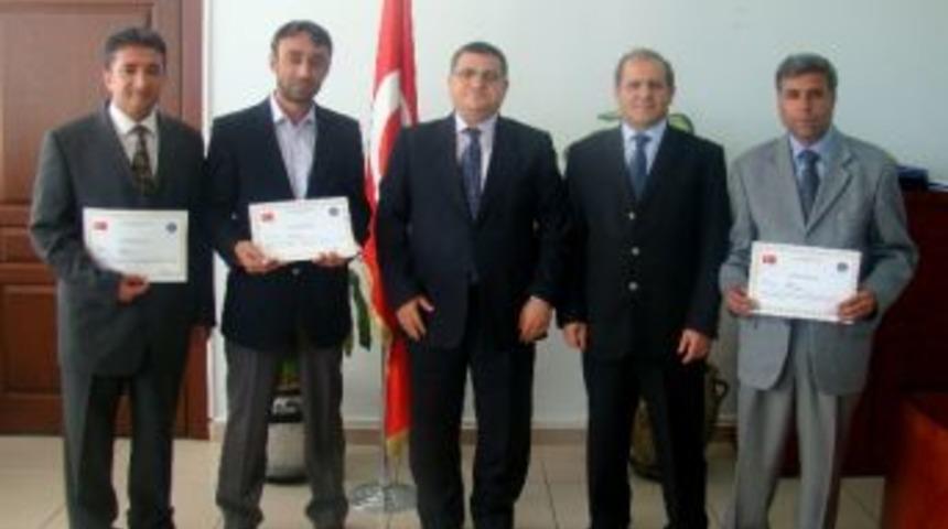 Yenişehir Kaymakamlığı Başarılı Polisleri &Ouml;d&uuml;llendirdi