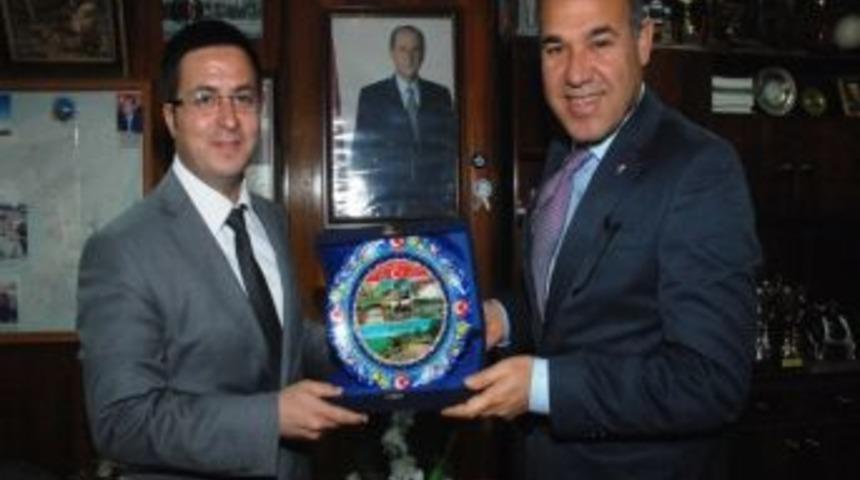 Tff Adana B&ouml;lge M&uuml;d&uuml;r&uuml; Oflaz&rsquo;dan Başkan S&ouml;zl&uuml;&rsquo;ye Ziyaret