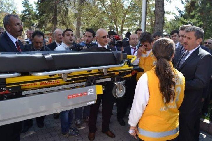 İl Sağlık Müdürlüğüne 6 Yeni Ambulans G5