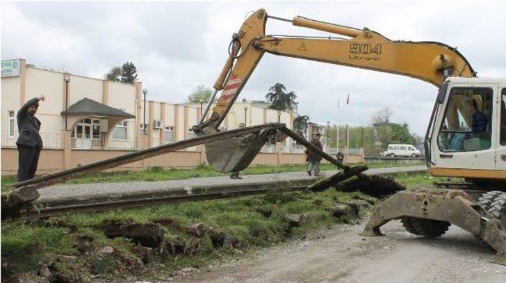 Çarşamba Tren Yolunun 3 Km’lik Kısmı Kaldırılıyor G5
