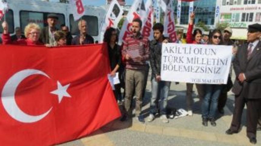 G&ouml;zaltına Alınan Tgb&rsquo;lilerden Eylem