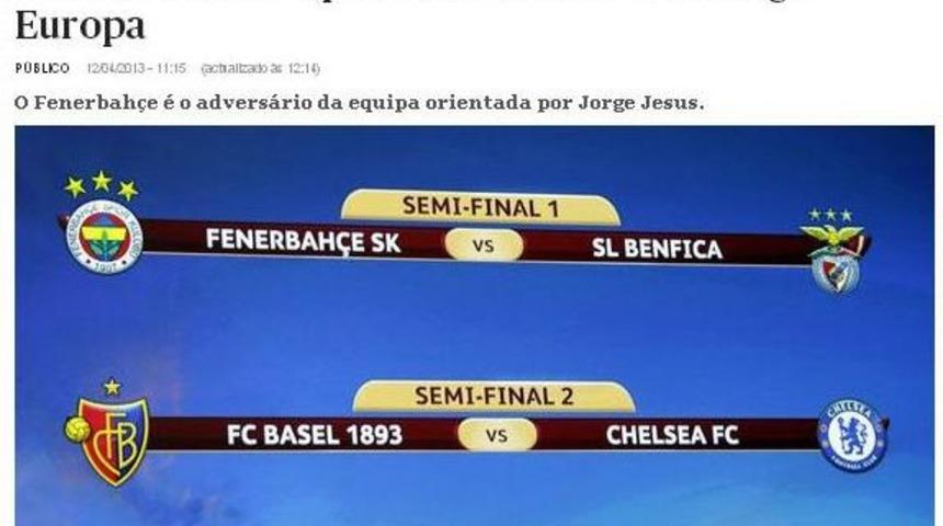 Portekiz Basınında Fenerbah&ccedil;e Sesleri