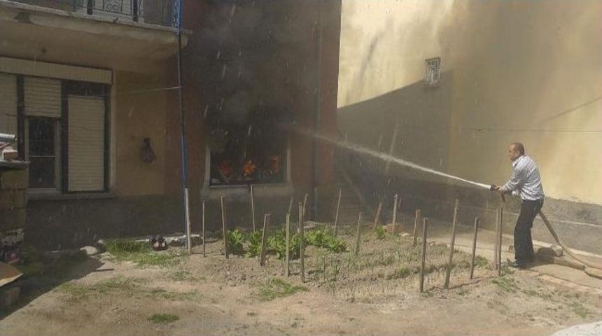 Beyşehir&rsquo;de Yangın Paniği