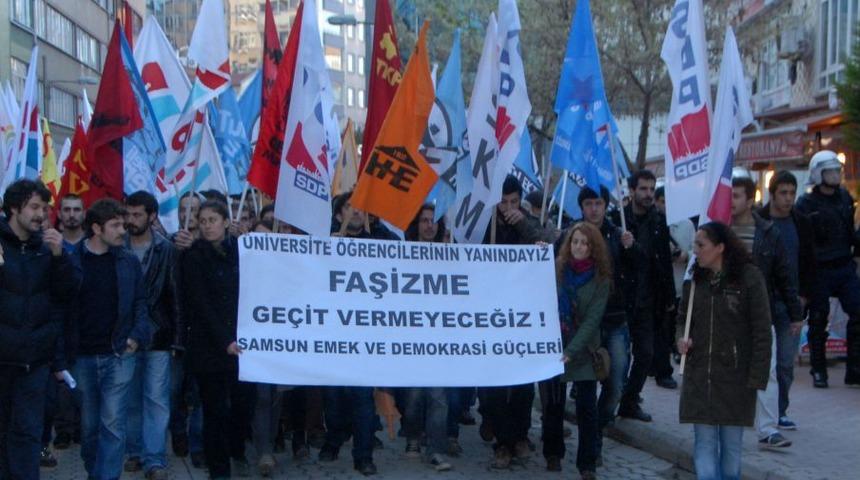 OMÜ’deki Olaylar Protesto Edildi