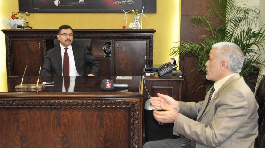 Balıkesir Gazeteciler Cemiyeti'nin Yeni Y&ouml;netimi Protokol&uuml; Ziyaret Etti